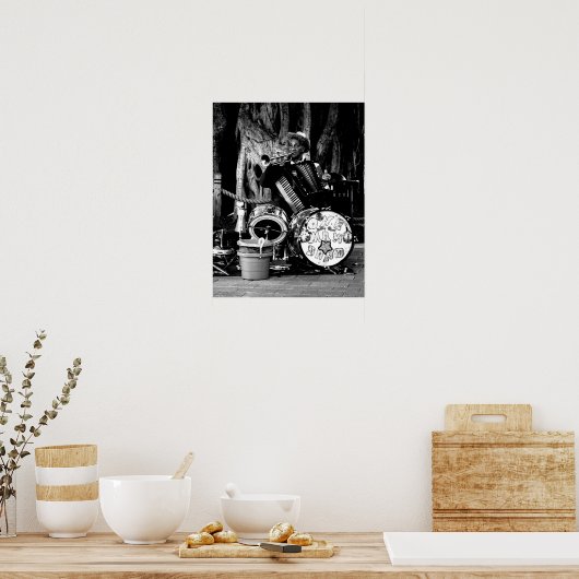 Eén Man band Poster (Keuken)