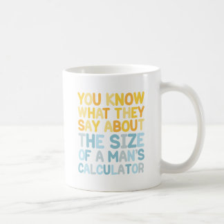 Een Man calculator Koffie-Mok Koffiemok