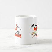 Een man CASTLE is zijn GARAGE Koffiemok (Center)