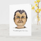 Een man die een verschil wil maken kaart (Gele Bloem)