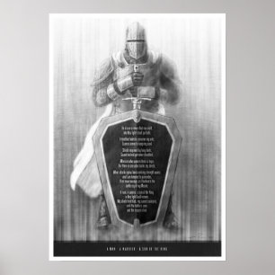 Een Man, een arrior, een zoon van de koning Poster