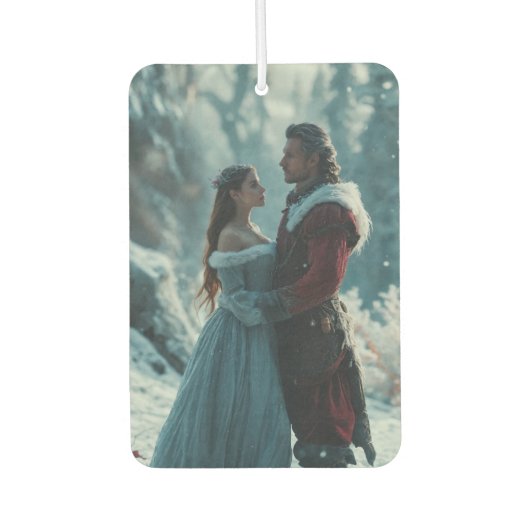 Een man en mooi meisje afbeelding luchtverfrisser (Voorkant)