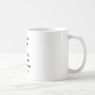 Een man is onschuldig tot bewezen is... koffiemok