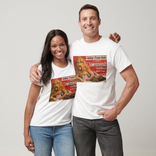 Een Man met Leeuwenkop voorlezen Shakespeare, 1913 T-shirt (Unisex)