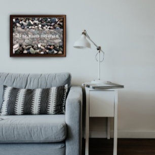 Eén man op man motivatie poster