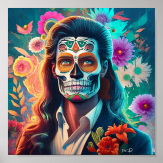 Een Man ter ere van Dia de Los Muertos Poster