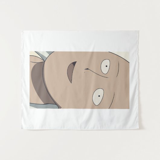 Eén man wandkleed (Voorkant (horizontaal))