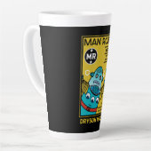 Een Man wijzigen Latte Mok (Linkerhoek)