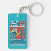 Een Man wijzigen Sleutelhanger (achterkant)