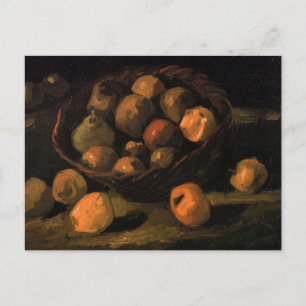 Een mand appels van Vincent van Gogh Briefkaart