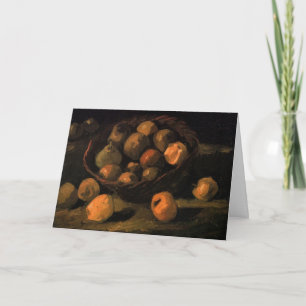 Een mand appels van Vincent van Gogh Kaart