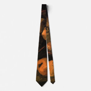 Een mand appels van Vincent van Gogh Stropdas
