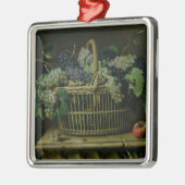 Een mand van druiven metalen ornament (Links)