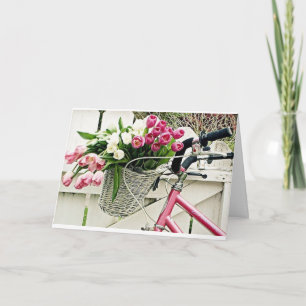 EEN "MAND VOL MET BLOEMEN" VOOR U @ PASEN FEESTDAGEN KAART