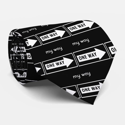 Een manier. En dat is mijn manier Stropdas (Opgerold)