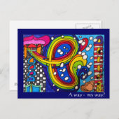 Een manier, mijn weg? Briefkaart (Voorkant / Achterkant)