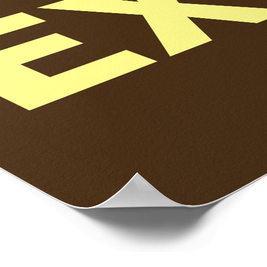 Een manier of excuus zoeken poster (Hoek)