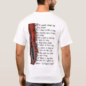 Een manier zoeken2 t-shirt (Achterkant)