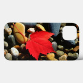 Een Maple-blad op een achtergrond Case-Mate iPhone Case (Achterkant (horizontaal))
