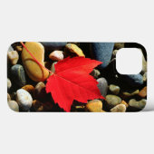 Een Maple-blad op een achtergrond Case-Mate iPhone Case (Achterkant (horizontaal))