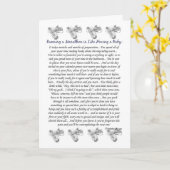 Een marathon lopen is als een Baby geluk hebben Kaart (Gele Bloem)