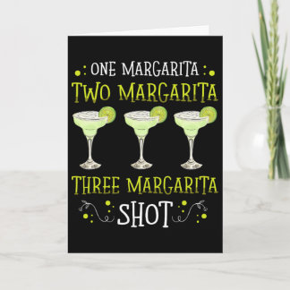 Een Margarita Twee Margarira Schot Voor Een Margar Kaart