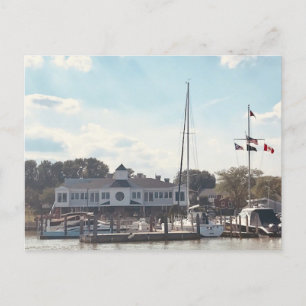 Een Marina in Huron, Ohio Fotografie Feestdagenkaart