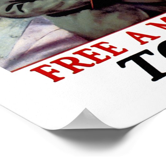 Een marinier bevrijden om te vechten poster (Hoek)