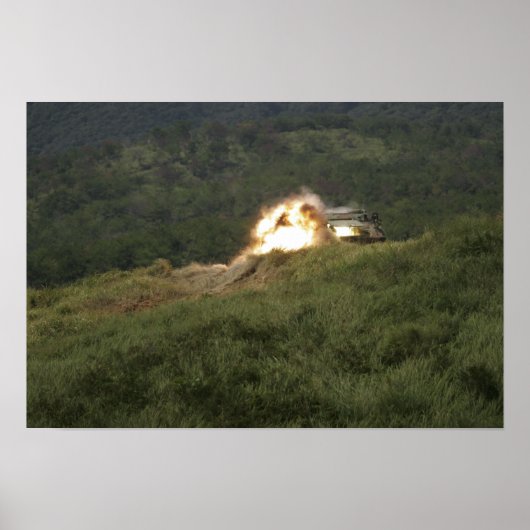 Een marinier scoort een directe hit poster (Voorkant)