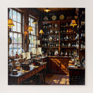 Een maritieme winkel legpuzzel