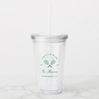 Een match Made in Heaven Bachelorette Acryl Drinkbeker