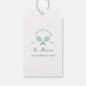 Een match Made in Heaven Bachelorette Cadeaulabel (Achterkant)