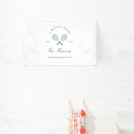 Een match Made in Heaven Bachelorette Spandoek (Insitu)