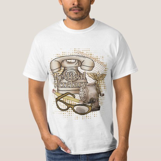 Een medisch secretaris t-shirt (Voorkant)