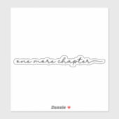 Eén meer hoofdstuk sticker (Vel)