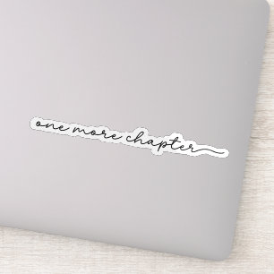 Eén meer hoofdstuk sticker