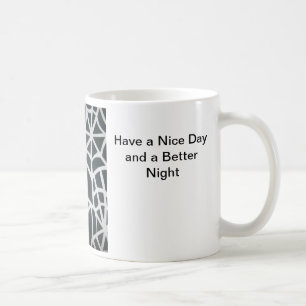 Een meesterwerk van Natuur: een spinnenweb. Koffiemok