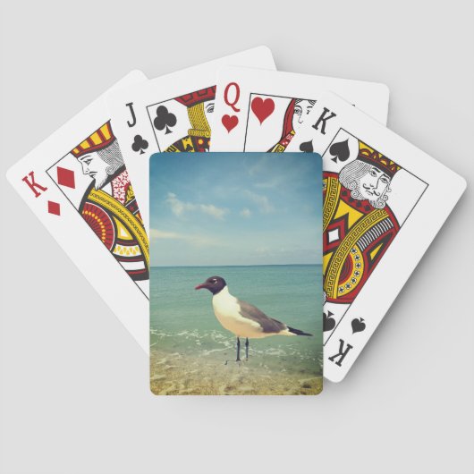 Een meeuw pokerkaarten (Achterkant)