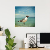 Een meeuw poster (Thuiskantoor)