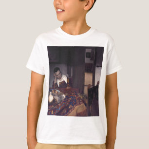 Een meisje Aslapen door Johannes Vermeer T-shirt