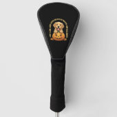 Een meisje dat dol is op Golden Retrievers Golfheadcover (Voorkant)