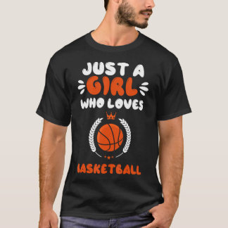 Een meisje dat houdt van basketbal Shirt