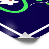 Een meisje dat houdt van Kerstmis-64714 Perfect Poster (Hoek)