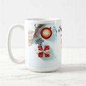 Een meisje dat houdt van koffie Vaderdag Mok (Links)