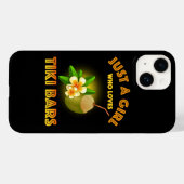 Een meisje dat houdt van Tiki Bars Case-Mate iPhone Case (Achterkant (horizontaal))