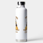 Een meisje dat overal boeken meeneemt waterfles (Rechts)