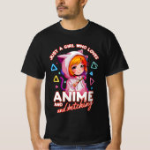 Een meisje dat van anime houdt | T-Shirt (Voorkant)