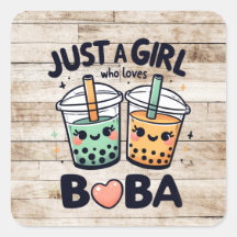 Een meisje dat van Boba houdt