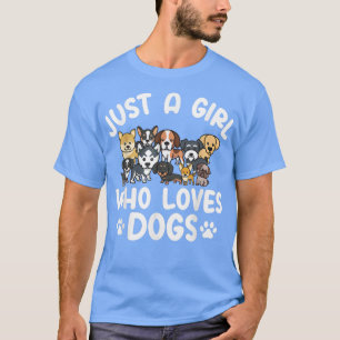 Een meisje dat van D houdt T-shirt