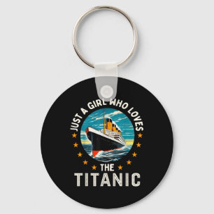 Een meisje dat van de RMS Titanic-meisjes houdt  Sleutelhanger